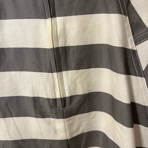 Gray and White Striped Dress - Picture 6 of 6